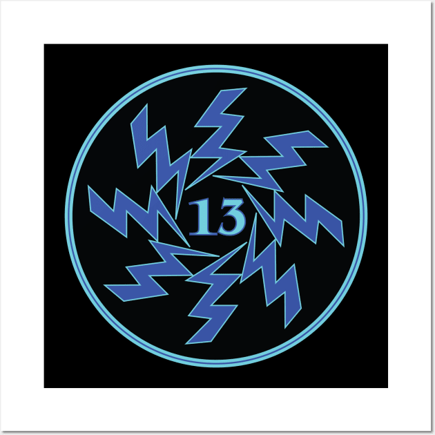 13 Lightning Blue Wall Art by *Ajavu*